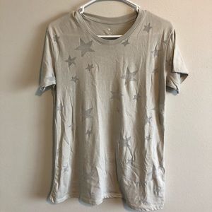 Cream, Starred T-Shirt